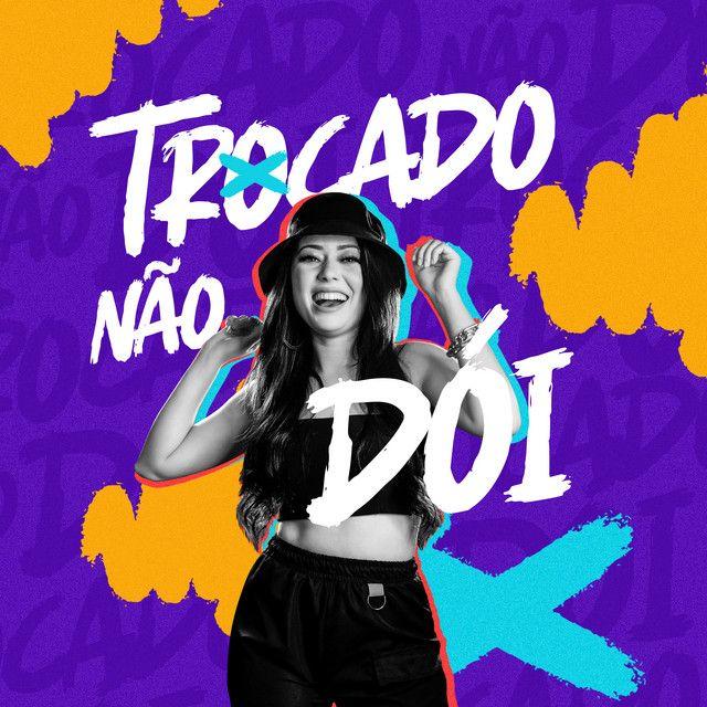 Capa do álbum "Trocado Não Dói", de Larissa Gomes