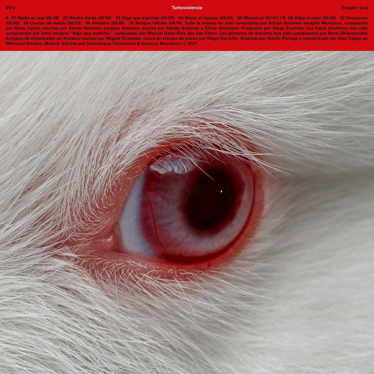 Portada de Álbum "Turboviolencia", de VVV [Trippin'you]