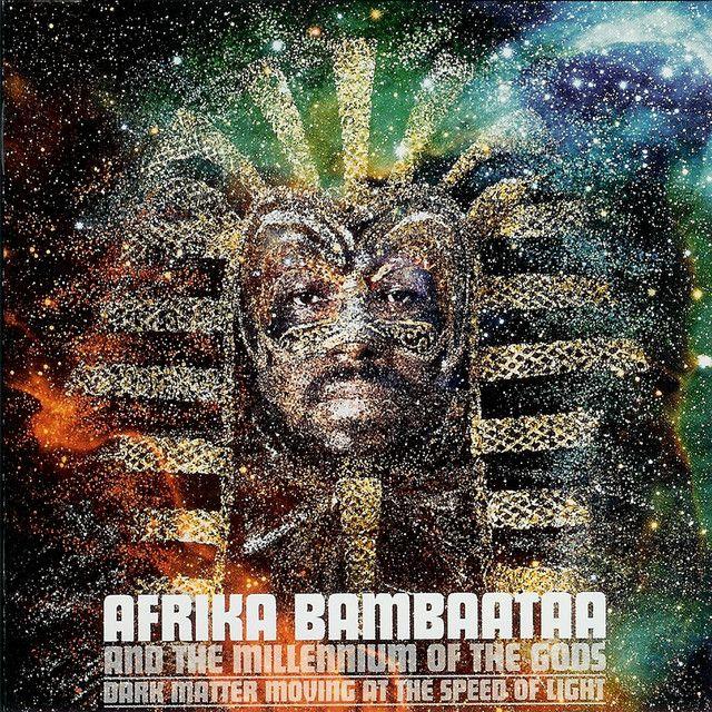 Capa do Álbum "Dark Matter Moving at the Speed of Light", de Afrika Bambaataa