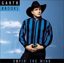 Portada de Álbum "Ropin The Wind", de Garth Brooks