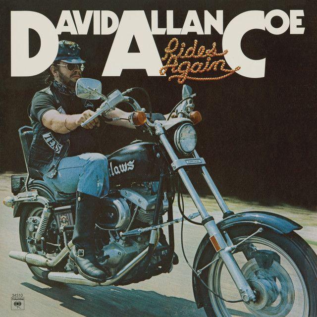 Portada del álbum "Rides Again", de David Allan Coe