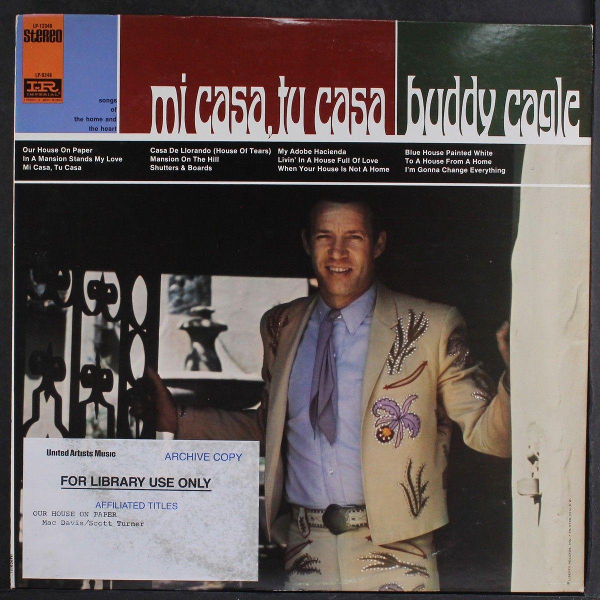 Capa do Álbum "Mi Casa, Tu Casa", de Buddy Cagle