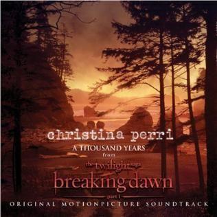 Portada de Sencillo/EP "A Thousand Years", de Christina Perri
