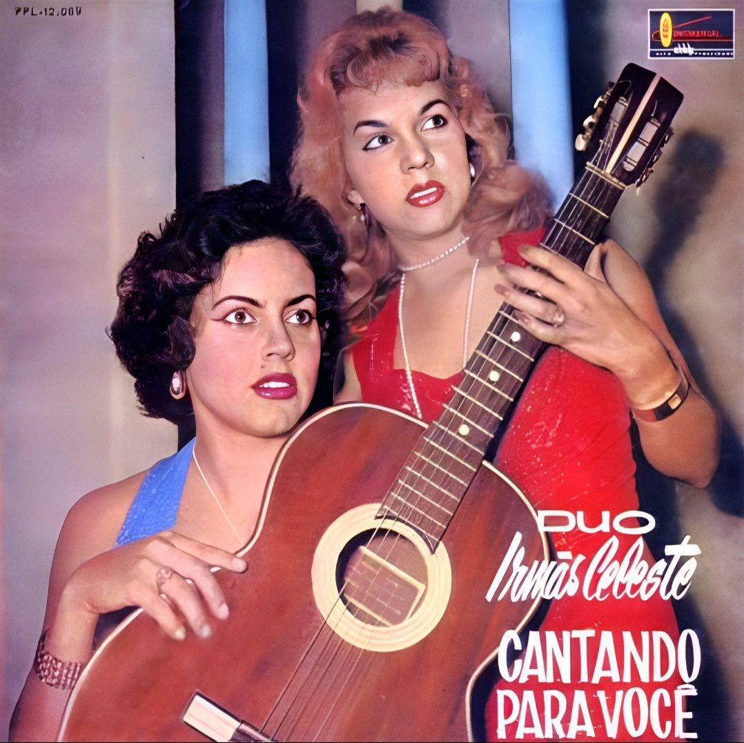 Portada de Álbum "Cantando pra Você", de Duo Irmãs Celeste