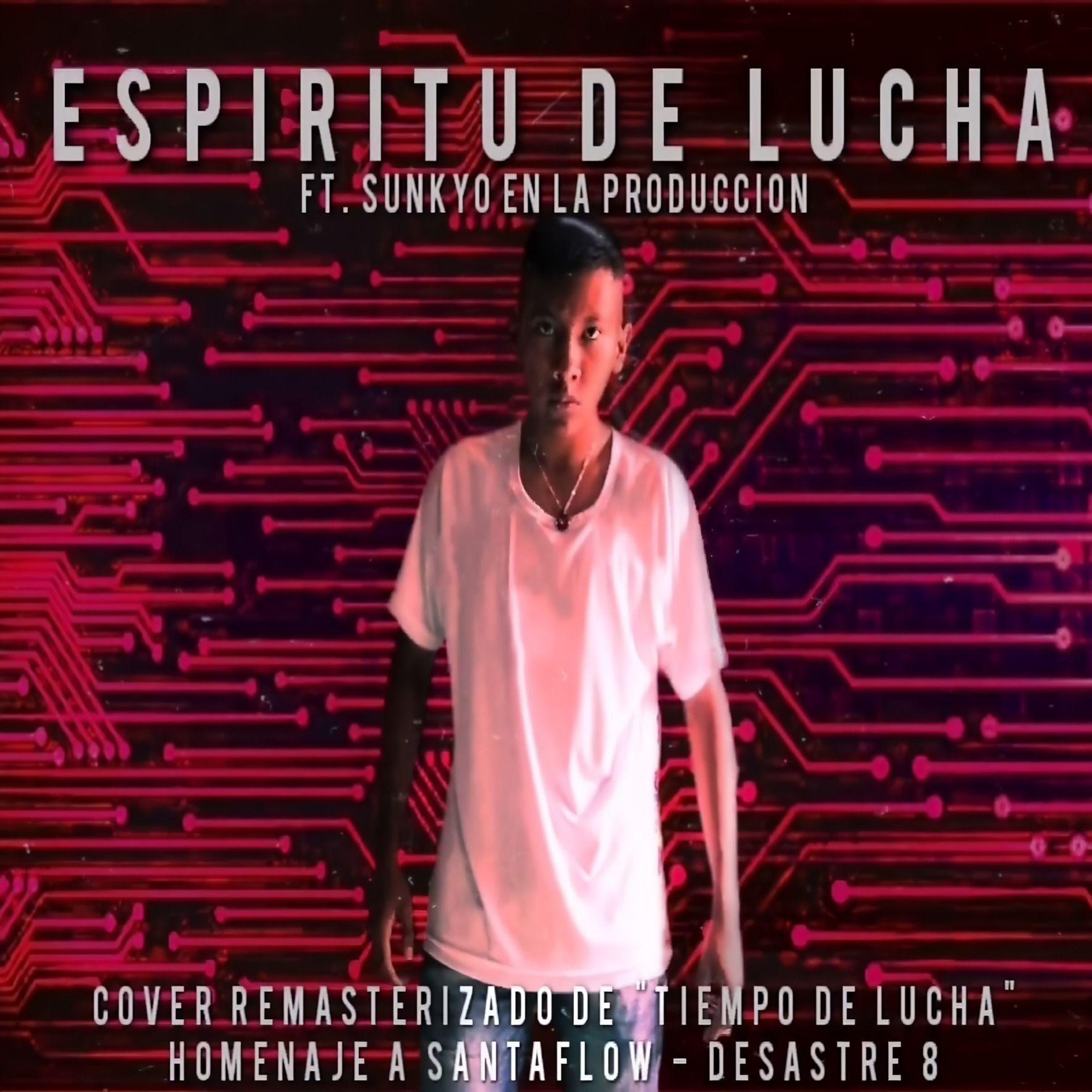 Portada de Sencillo/EP "Espíritu De Lucha", de Desastre 8 Music