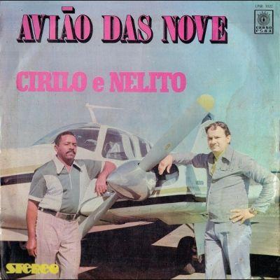 Capa do Álbum "Avião Das Nove", de Cirilo e Nelito