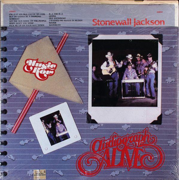 Capa do Álbum "Audiograph Alive", de Stonewall Jackson