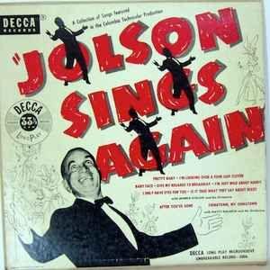 Portada del álbum "Jolson Sings Again", de Al Jolson