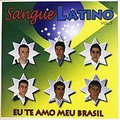 Portada de Álbum "Eu Te Amo Meu Brasil", de Banda Sangue Latino