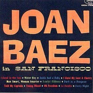 Portada del álbum "In San Francisco ", de Joan Baez
