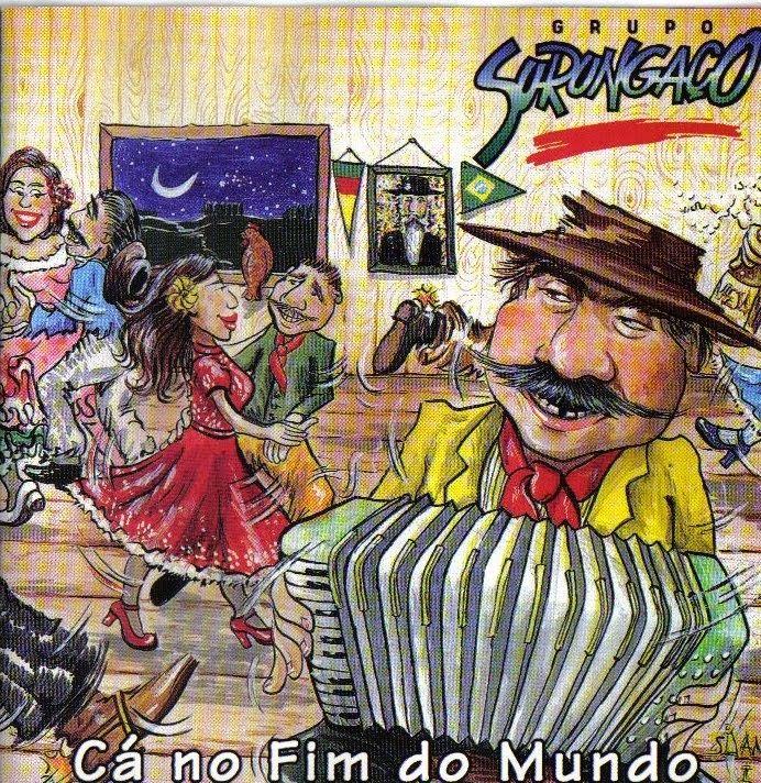 Portada de Álbum "Cá No Fim do Mundo", de Grupo Surungaço