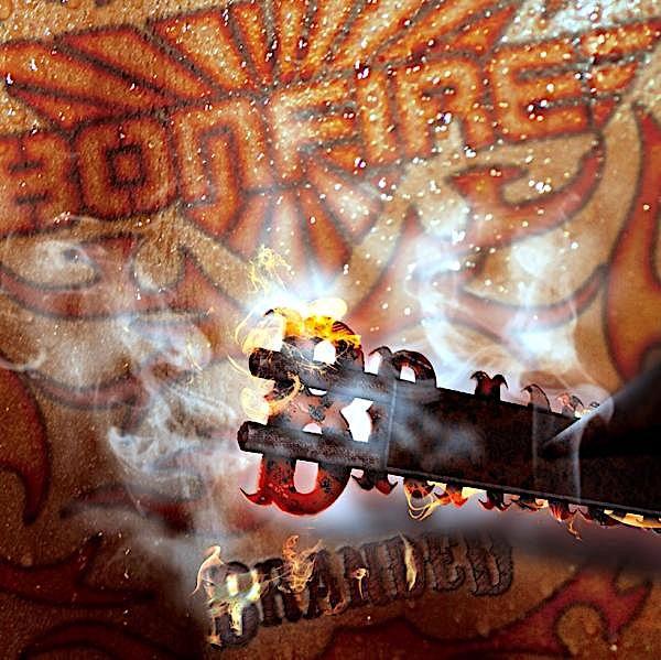 Portada de Álbum "Branded", de Bonfire