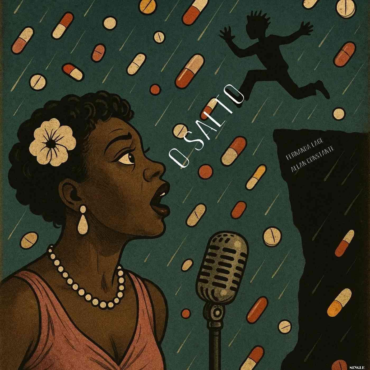 Portada de Sencillo/EP "O Salto ", de Allan Constante