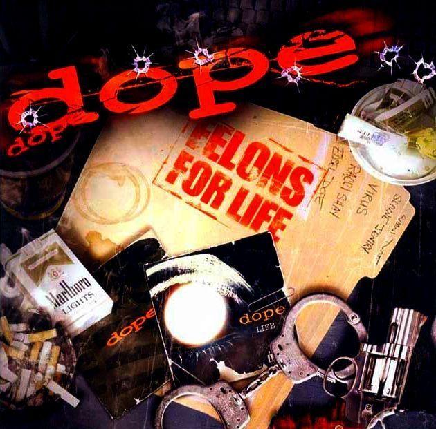 Album cover of "Felons For Life" by Dope