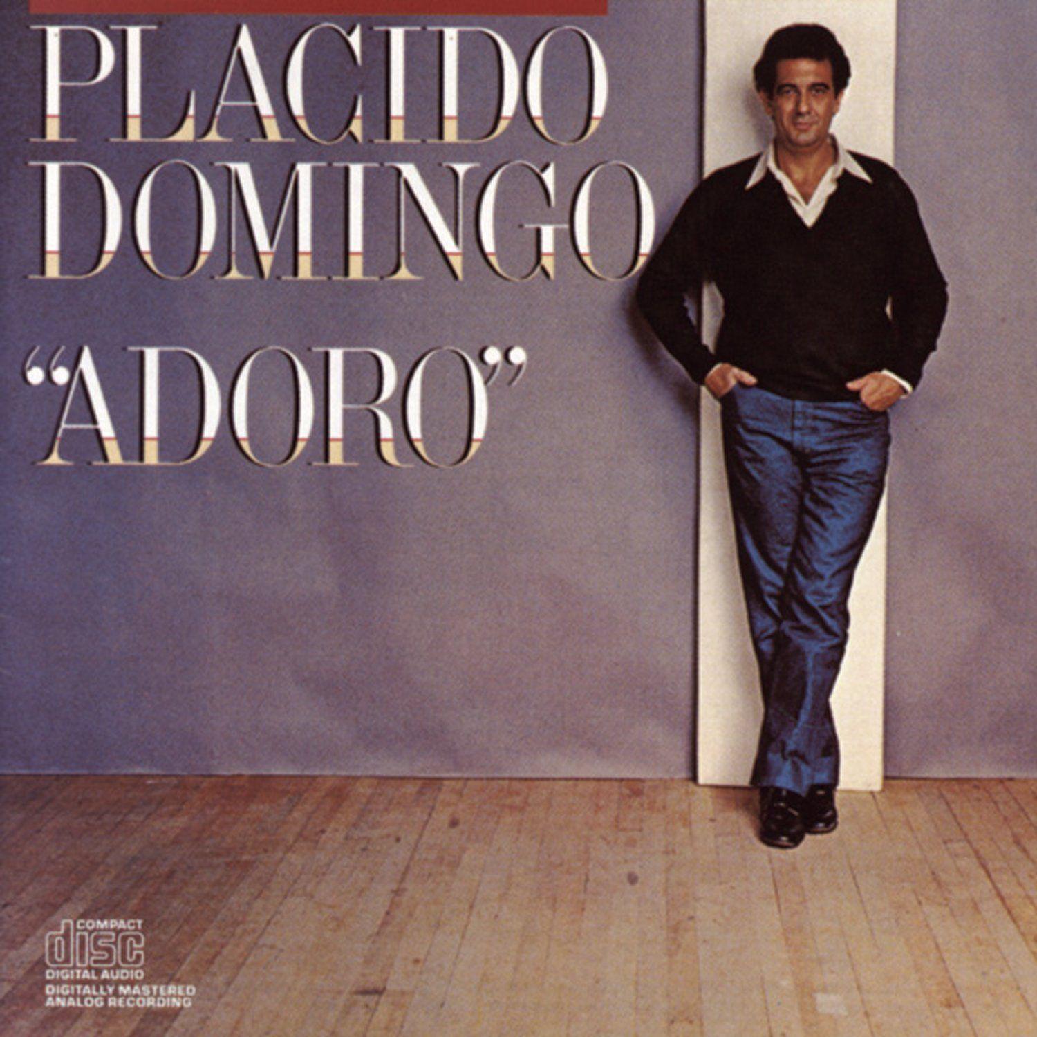 Portada de Álbum "Adoro", de Plácido Domingo