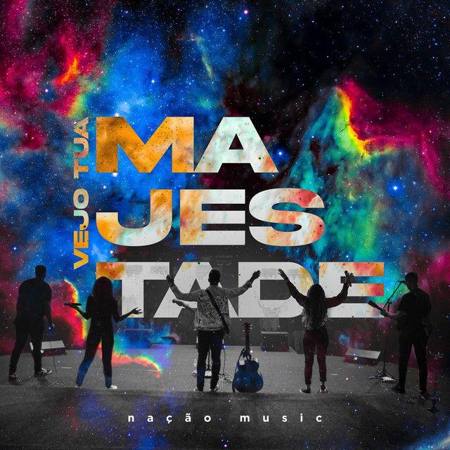 Portada de Sencillo/EP "Vejo a Tua Majestade (Ao Vivo)", de Nação Music