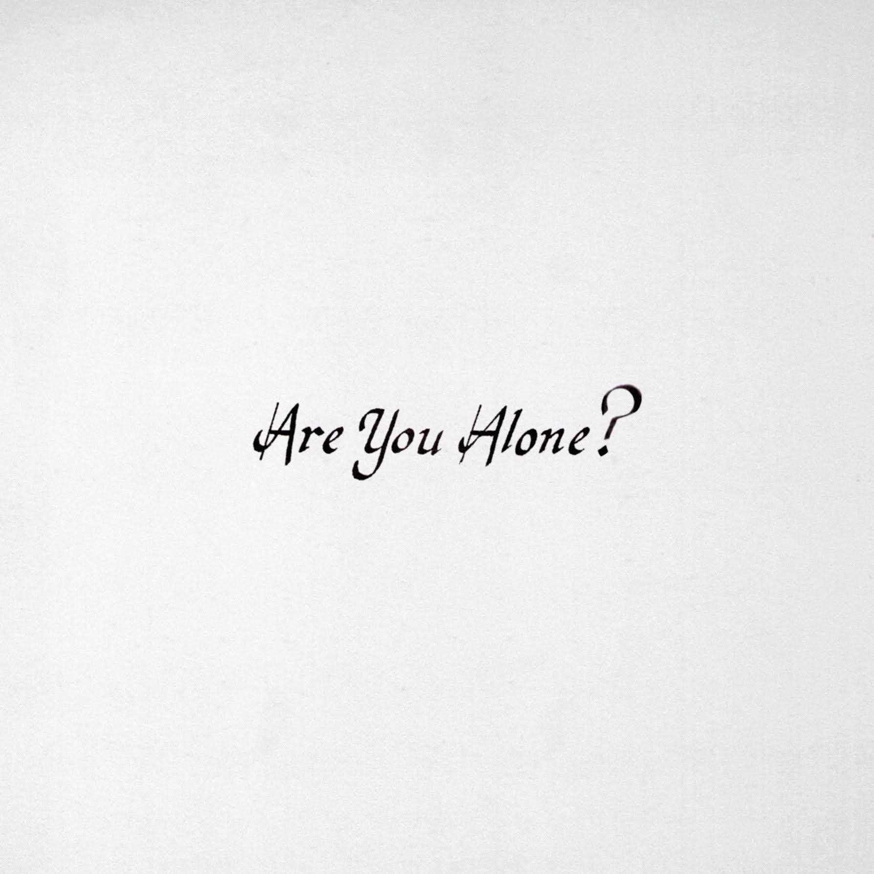 Capa do Álbum "Are You Alone?", de Majical Cloudz
