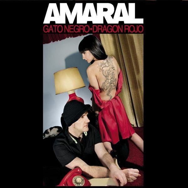 Portada de Álbum "Gato Negro Dragon Rojo", de Amaral