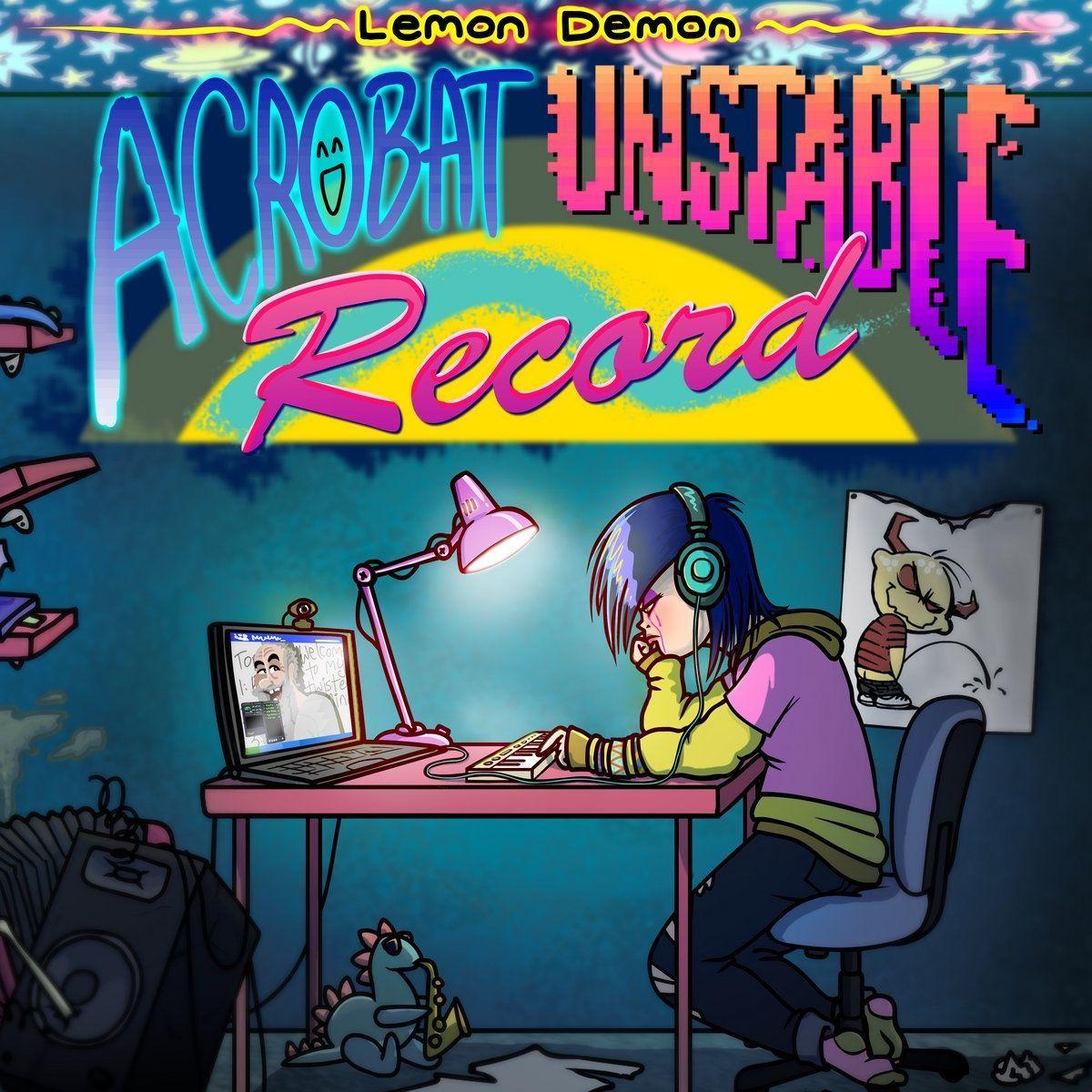 Portada de Sencillo/EP "Acrobat Unstable Records", de Lemon Demon