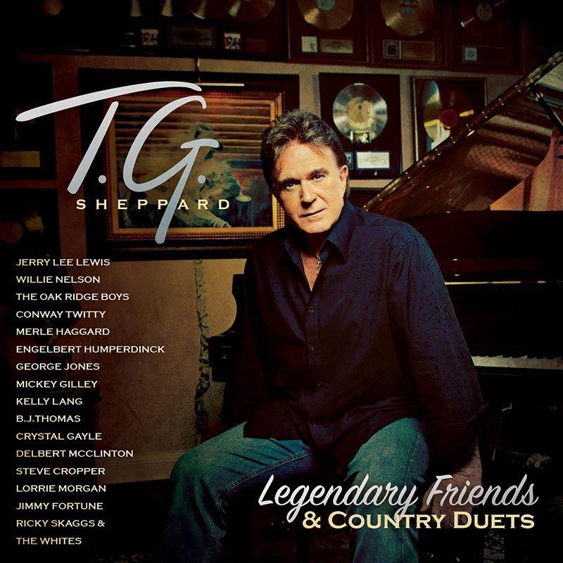 Capa do Álbum "Legendary Friends & Country Duets", de T.G. Sheppard