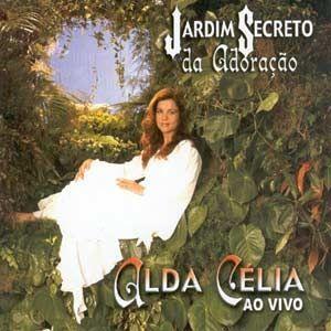 Portada de Álbum "Jardim Secreto da Adoração", de Alda Célia