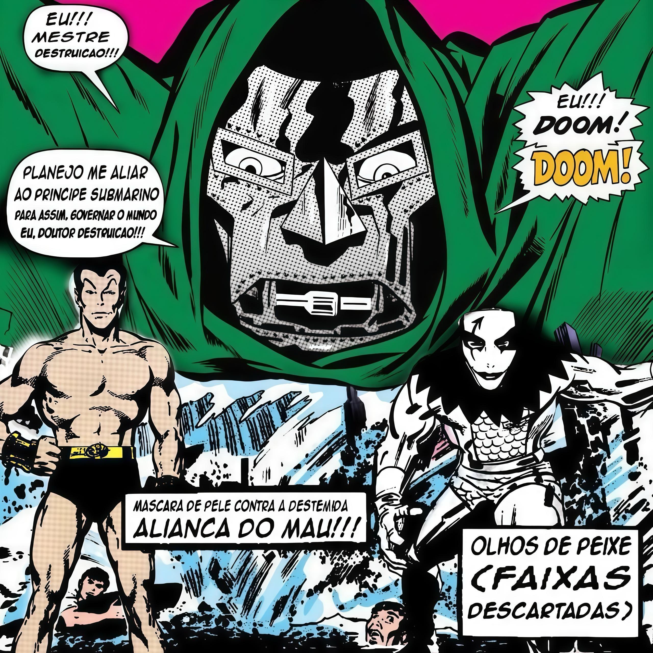 Portada de Álbum "Olhos de Peixe (Faixas Descartadas)", de Mr. Theatre Mask