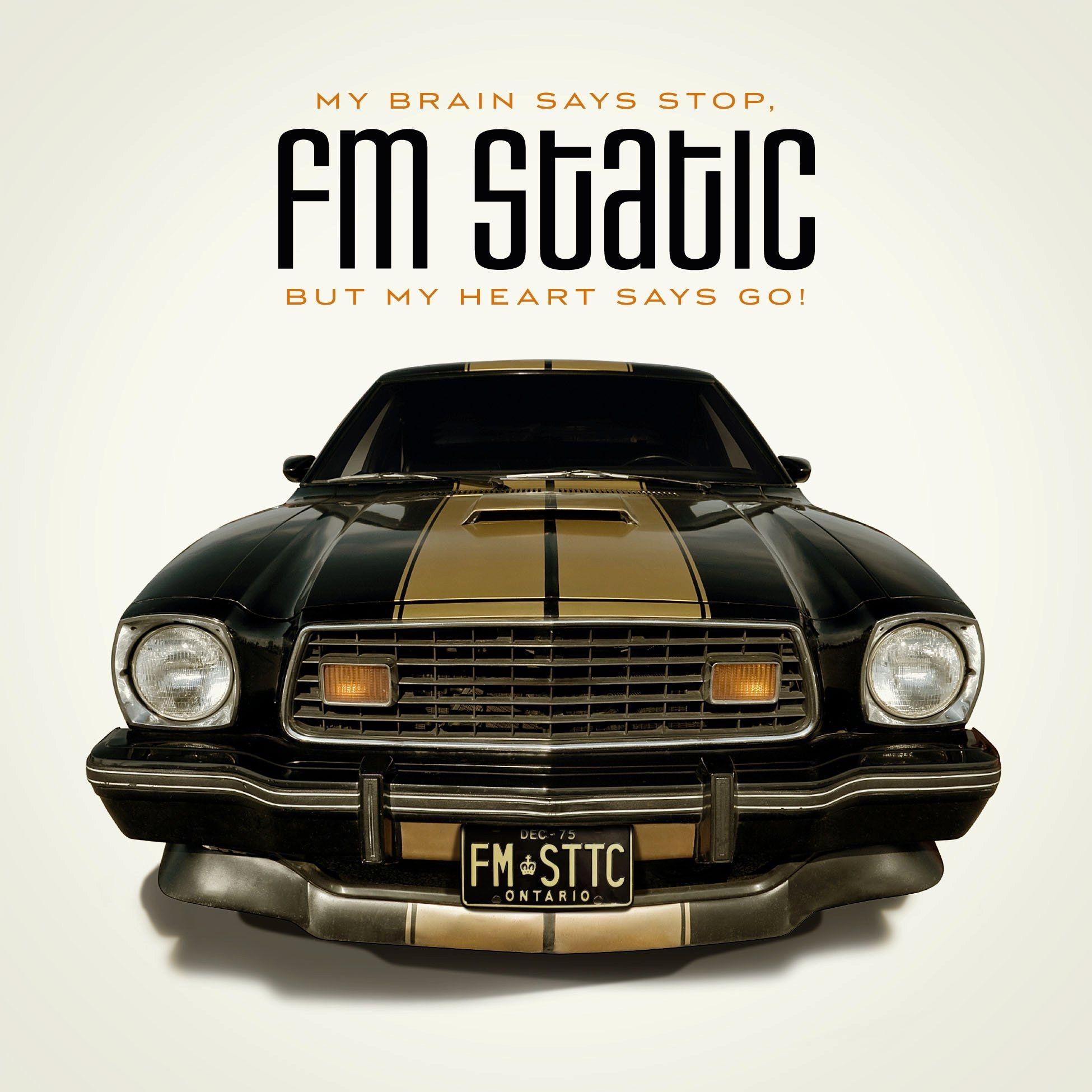 Capa do Álbum "My Brain Says Stop, But My Heart Says Go!", de Fm Static