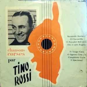 Portada de Álbum "Chansons Corses", de Tino Rossi