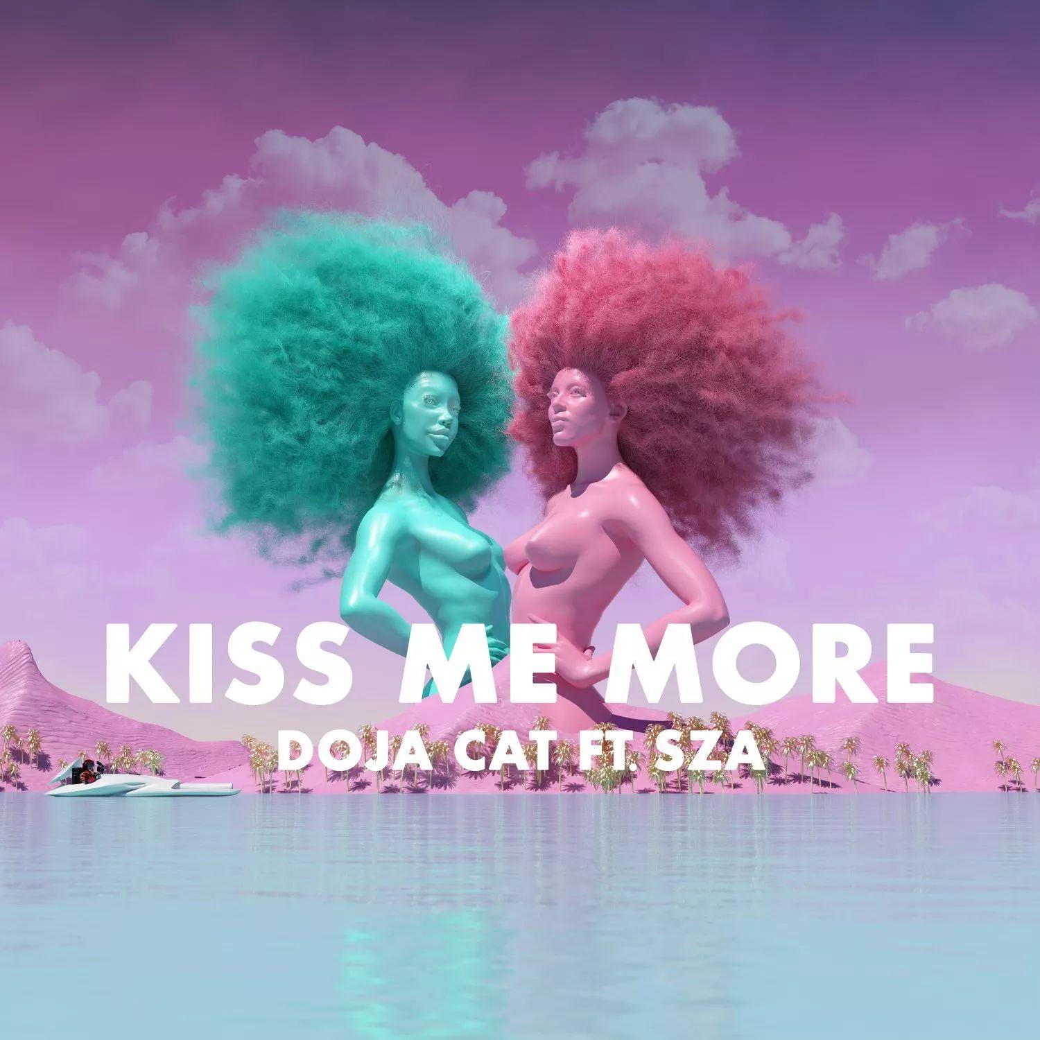 Capa do álbum "Kiss Me More (feat. SZA)", de Doja Cat