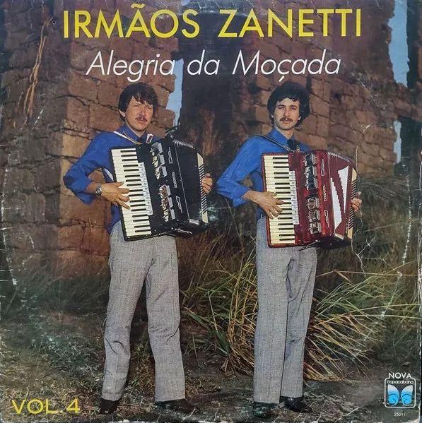 Portada de Álbum "Alegria da Moçada", de Irmãos Zanetti