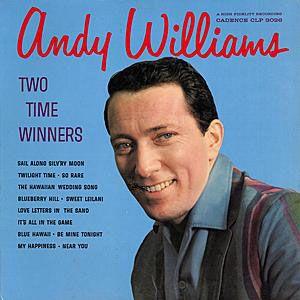 Portada del álbum "Two Time Winners", de Andy Williams