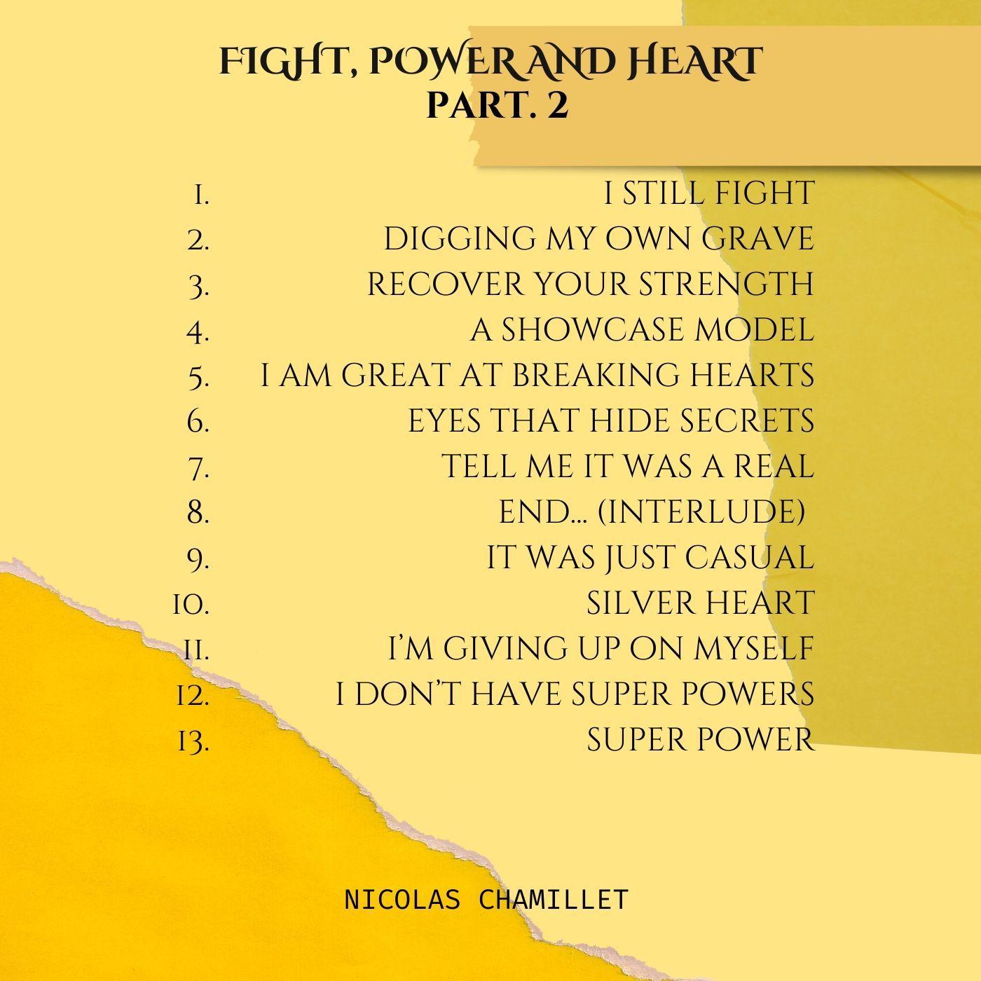 Portada de Álbum "Fights, Hearts And Powers - Vol. 2", de Nicolas Chamillet