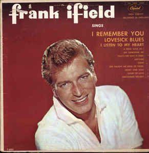 Capa do Álbum "Frank Ifield Sings", de Frank Ifield