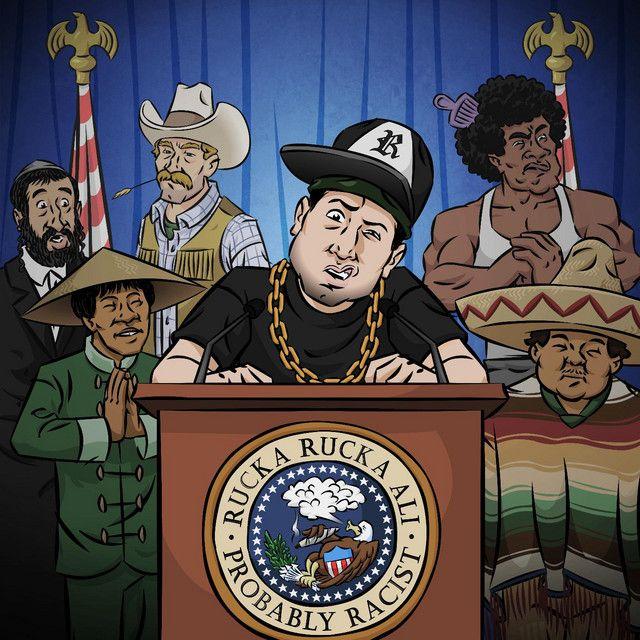 Portada de Álbum "Probably Racist II", de Rucka Rucka Ali