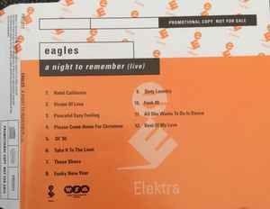 Portada de Álbum "A Night To Remember (Live)", de Eagles