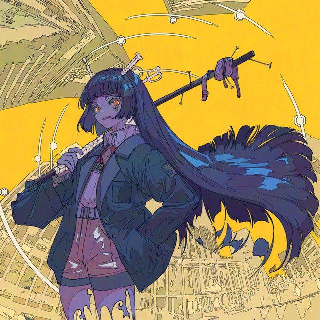 Capa do álbum "夜撫でるメノウ / 幽霊東京", de Ayase