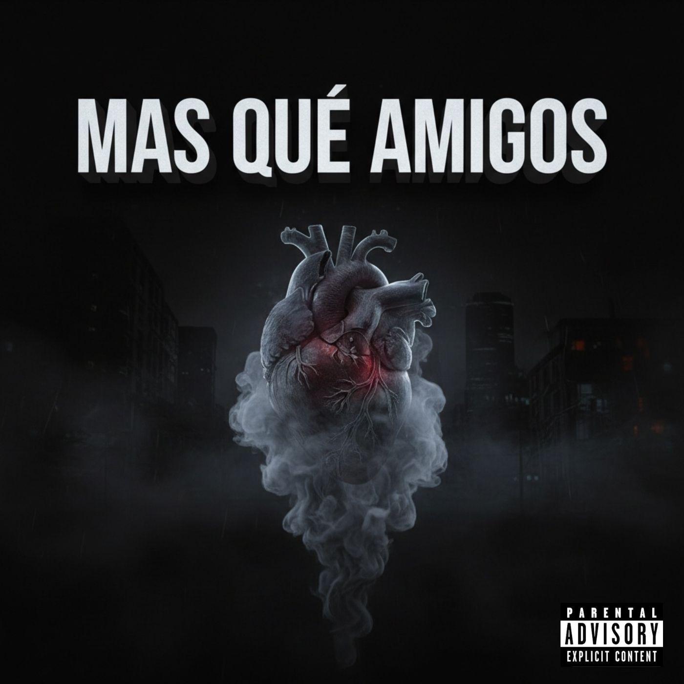Portada de Sencillo/EP "MAS QUE AMIGOS (EN VIVO)", de kevin hs
