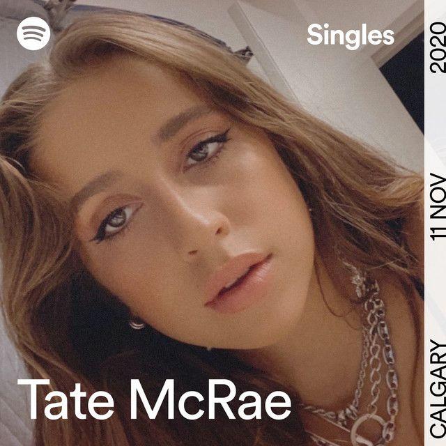Portada del álbum "Spotify Singles", de Tate McRae