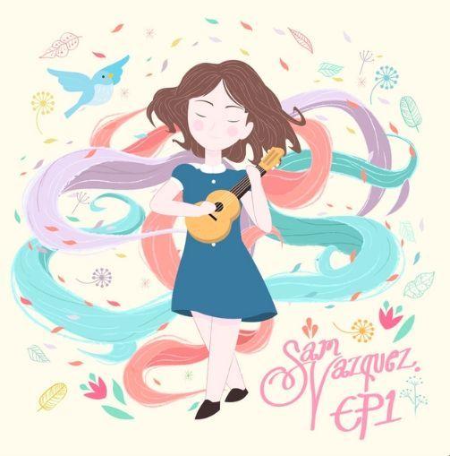 Portada de Sencillo/EP "1 - EP", de Sam Vázquez