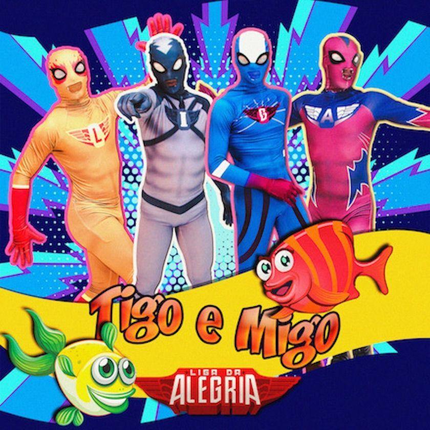 Capa do álbum "Tigo e Migo", de Liga da Alegria