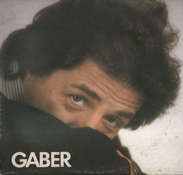 Portada de Álbum "Gaber", de Giorgio Gaber