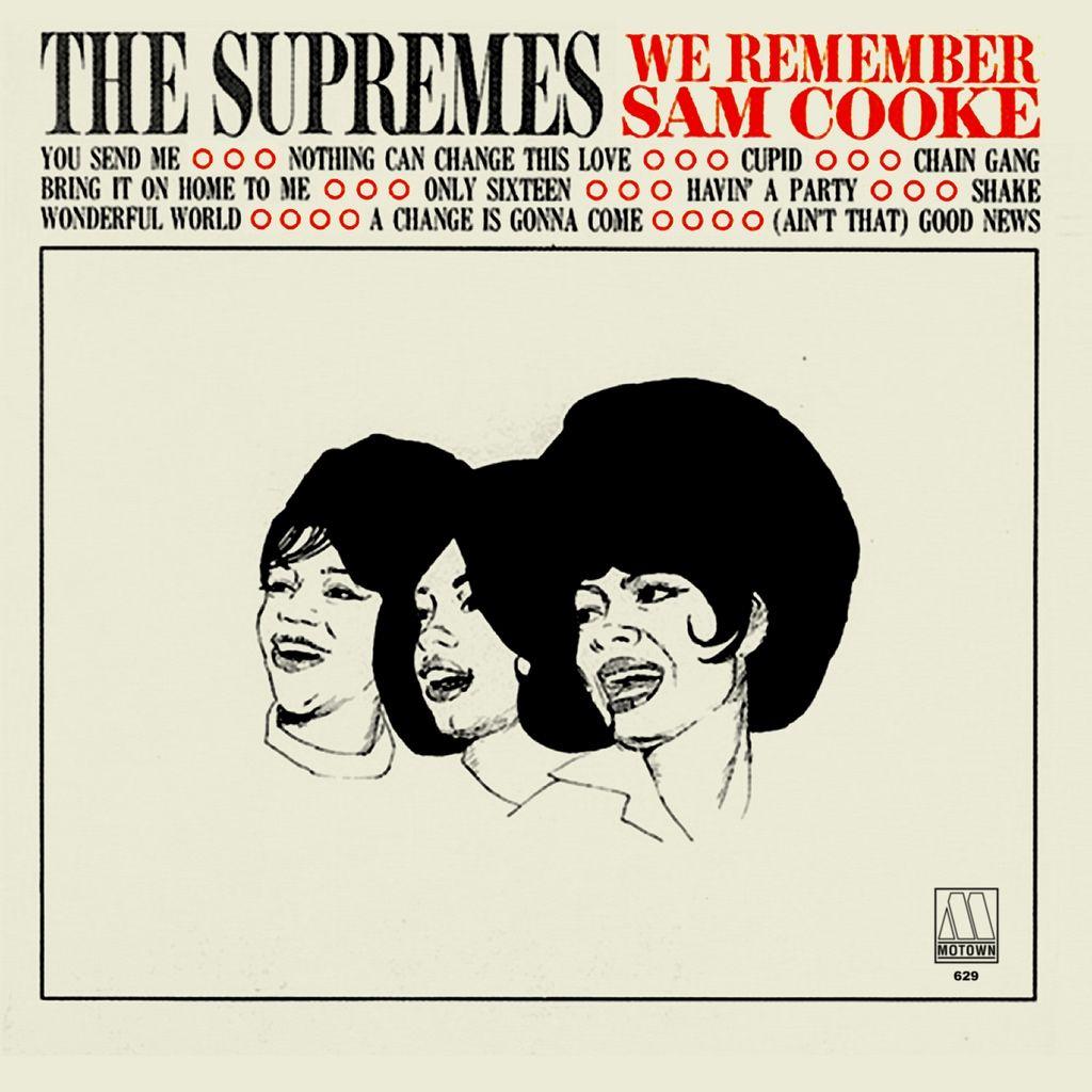 Album cover of "We Remember Sam Cooke" by The Supremes