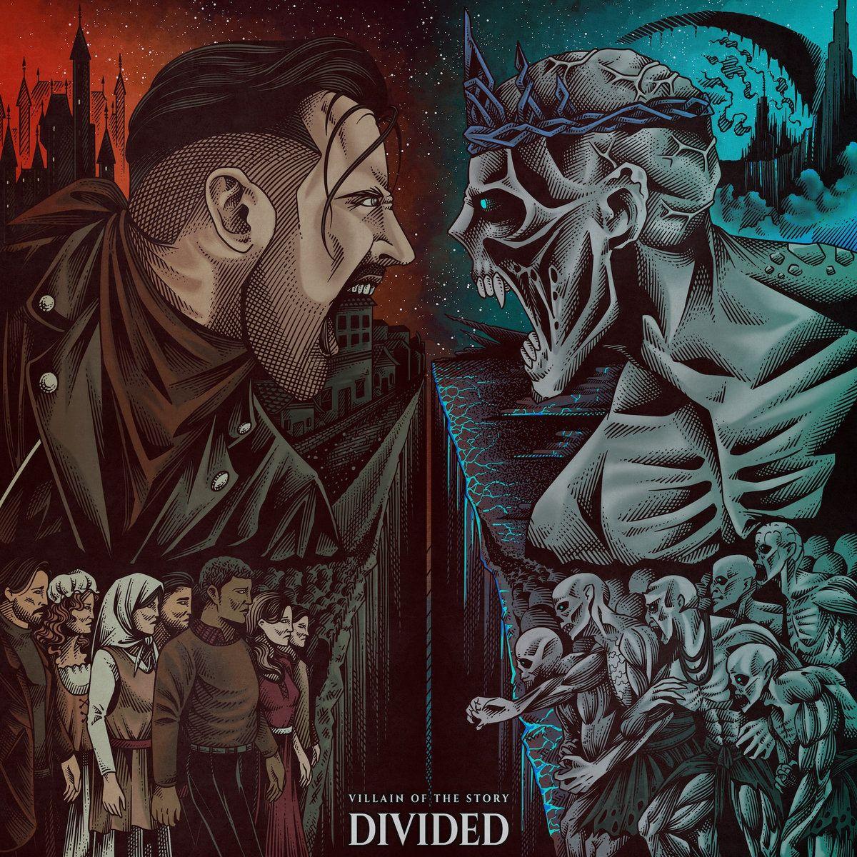 Portada de Álbum "Divided", de Villain Of The Story