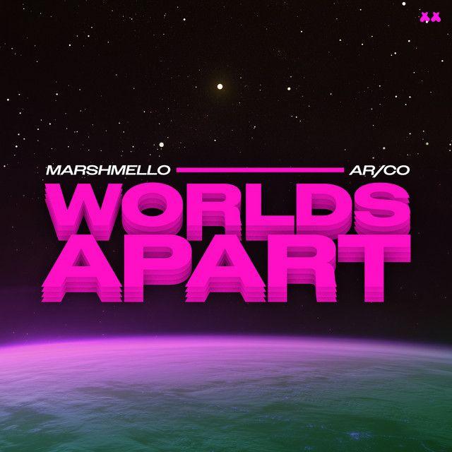 Album cover of "Worlds Apart" by Marshmello