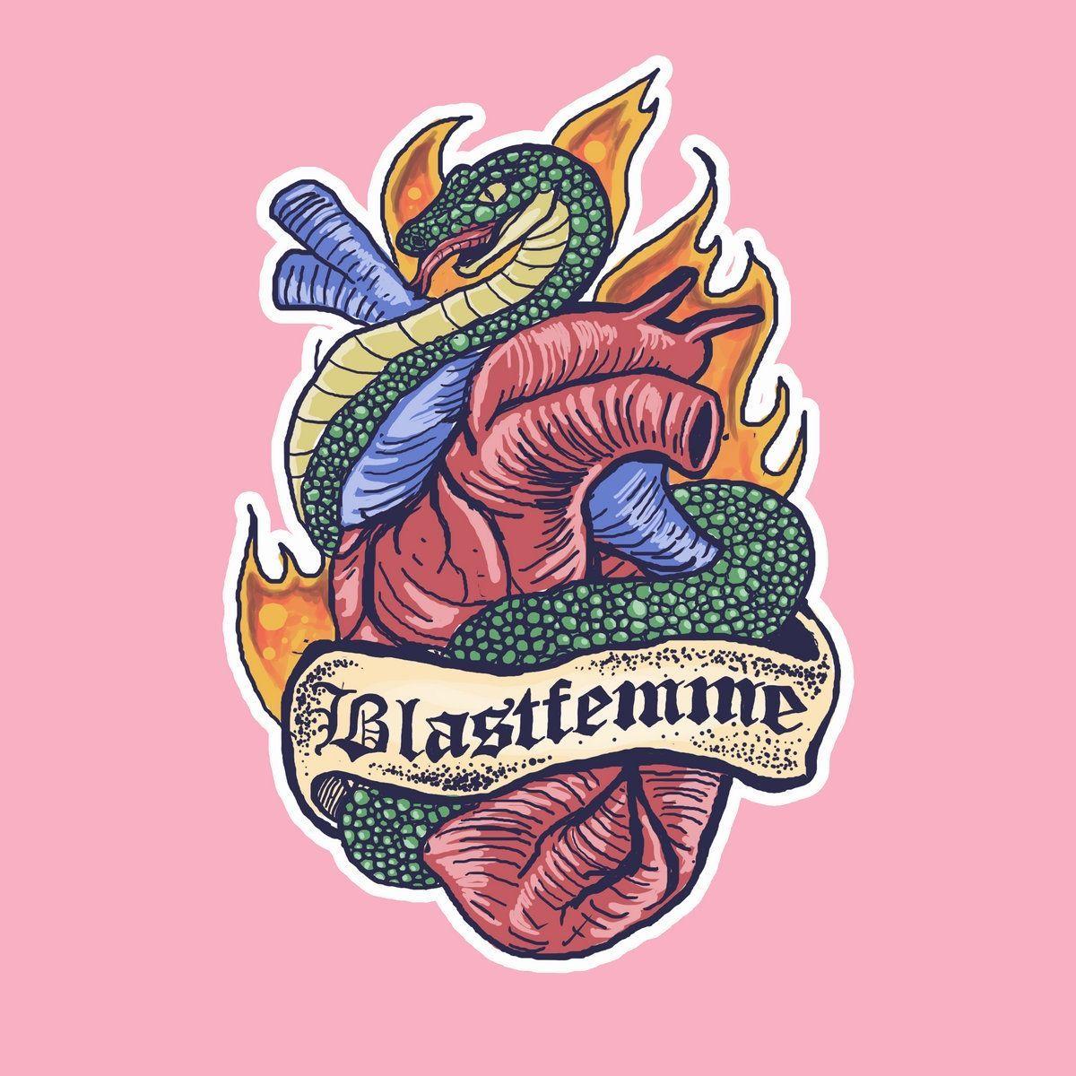 Portada de Álbum "Blastfemme", de Blastfemme