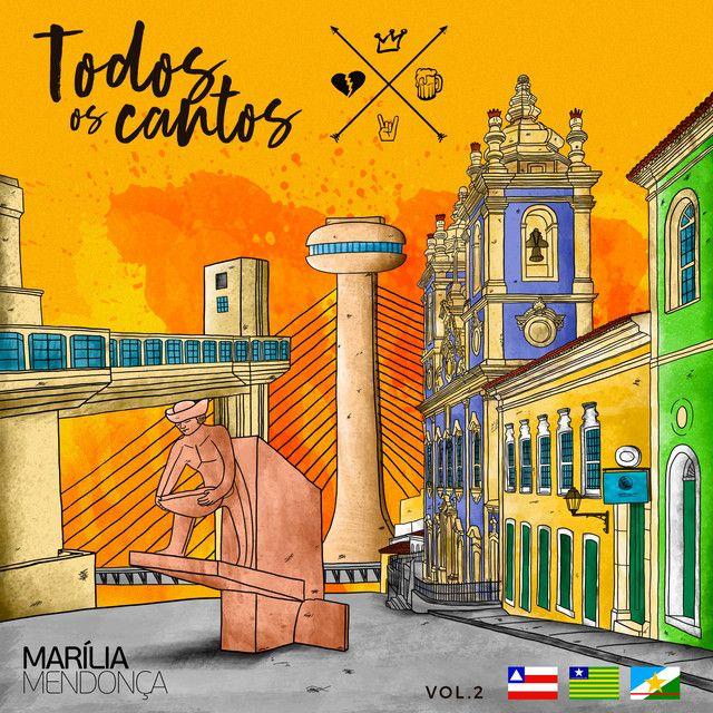 Capa do Single/EP "Todos Os Cantos, Vol. 2 (Ao Vivo)", de Marília Mendonça