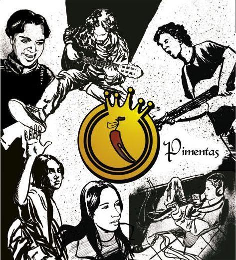 Capa do Álbum "Ficção e Realidade", de Pimentas