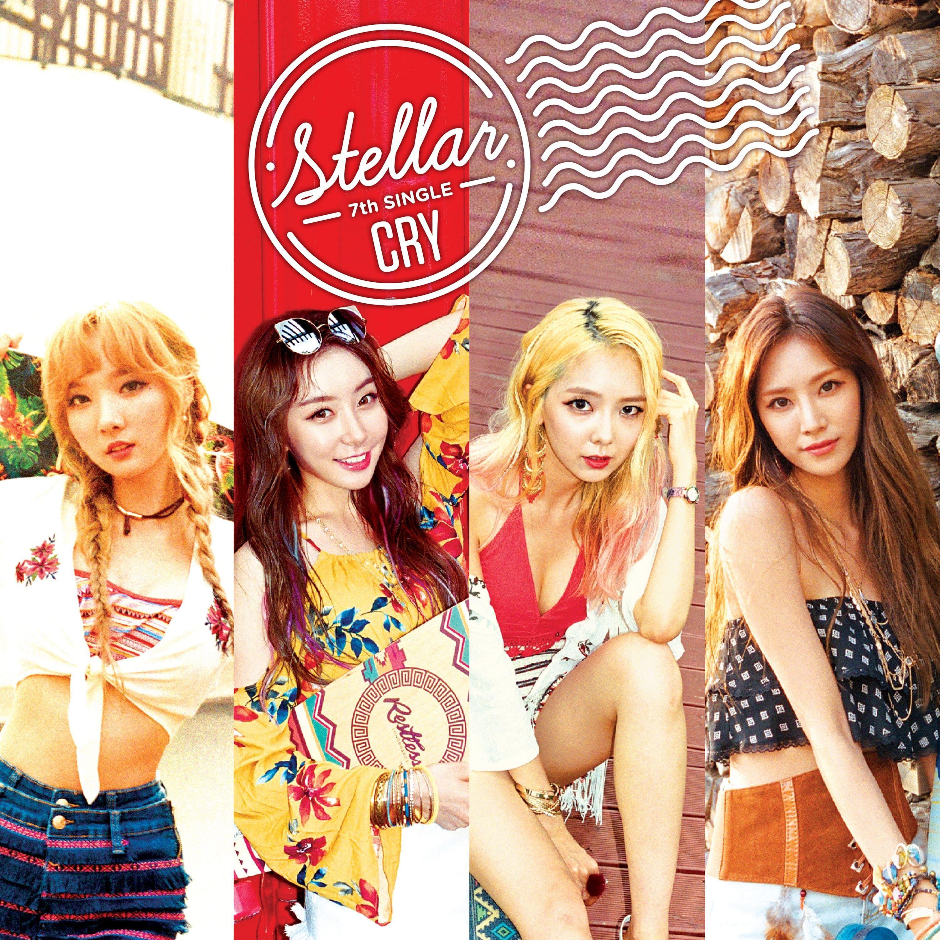 Capa do Single/EP "CRY", de STELLAR (K-pop)