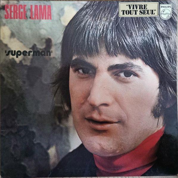 Portada del álbum "Superman", de Serge Lama