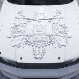 Portada de Álbum "Heráldica", de Saramalacara